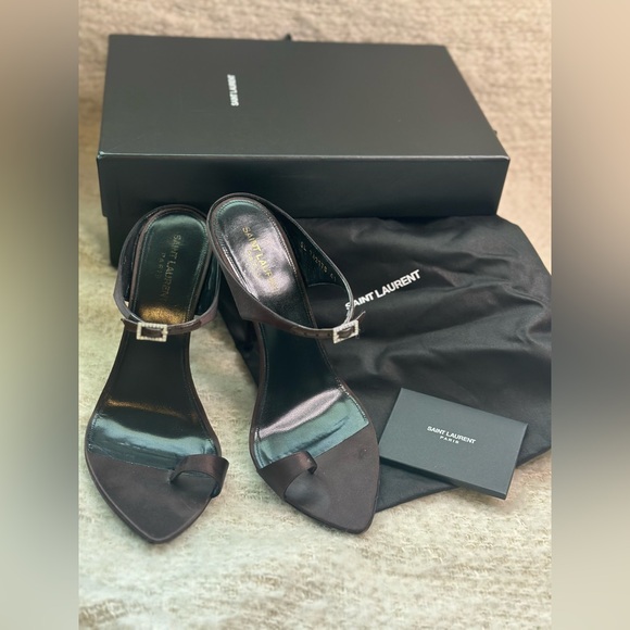 Saint Laurent Dive Open Toe Mules - Picture 12 of 12